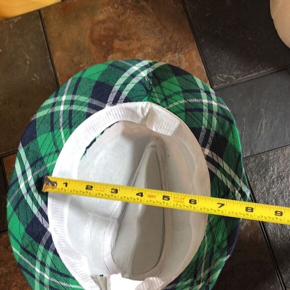 Plaid Fidora Hat medium NWOT - Picture 6 of 8